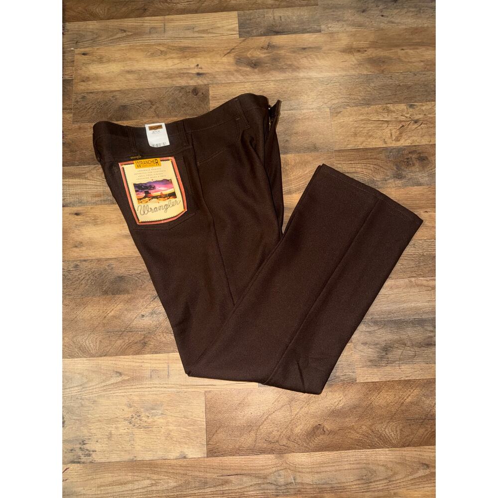 Wrangler wracher men’s New brown dress pants - Picture 13 of 16